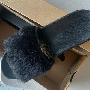 UGG Black Royale Slides
